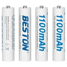 Аккумулятор BESTON BL4 AAA Ni-MH 1100 mAh, тип мизинчиковый (Продажа комплектом)