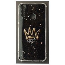 Чехол накладка для HUAWEI P Smart 2019, Honor 10 Lite, силикон, глянцевый, блестки, рисунок Queen Чехол накладка для HUAWEI P Smart 2019, Honor 10 Lite, силикон, глянцевый, блестки, рисунок Queen