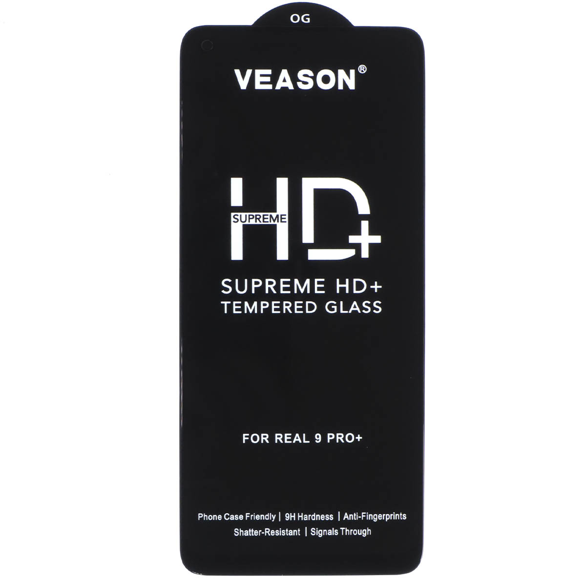 Защитное стекло VEASON HD+ для Realme 9 Pro Plus, Realme 10, Realme 11, OPPO A78, цвет окантовки черный