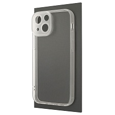 Чехол накладка CATEYES для APPLE iPhone 13 mini (5.4), защита камеры, силикон, цвет прозрачный