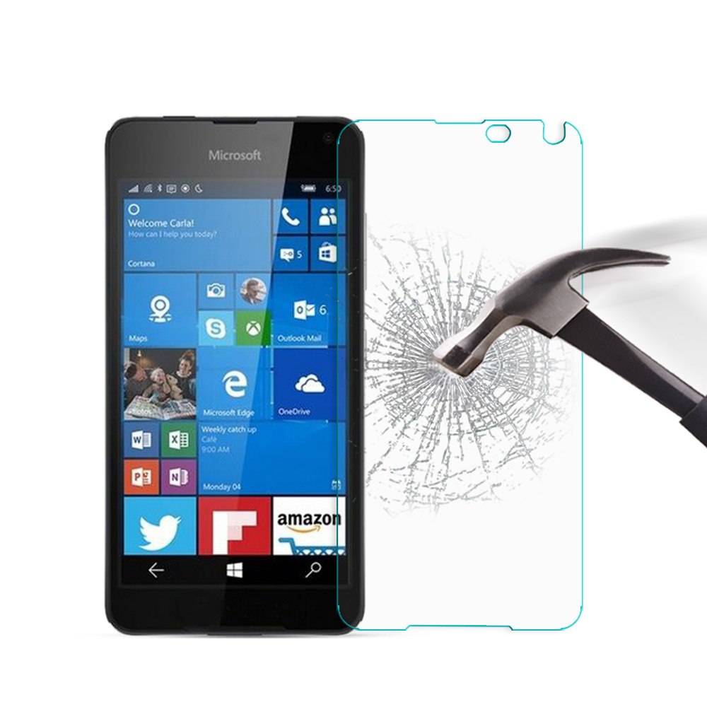 Защитное стекло 0,3 мм для Nokia Lumia 650.