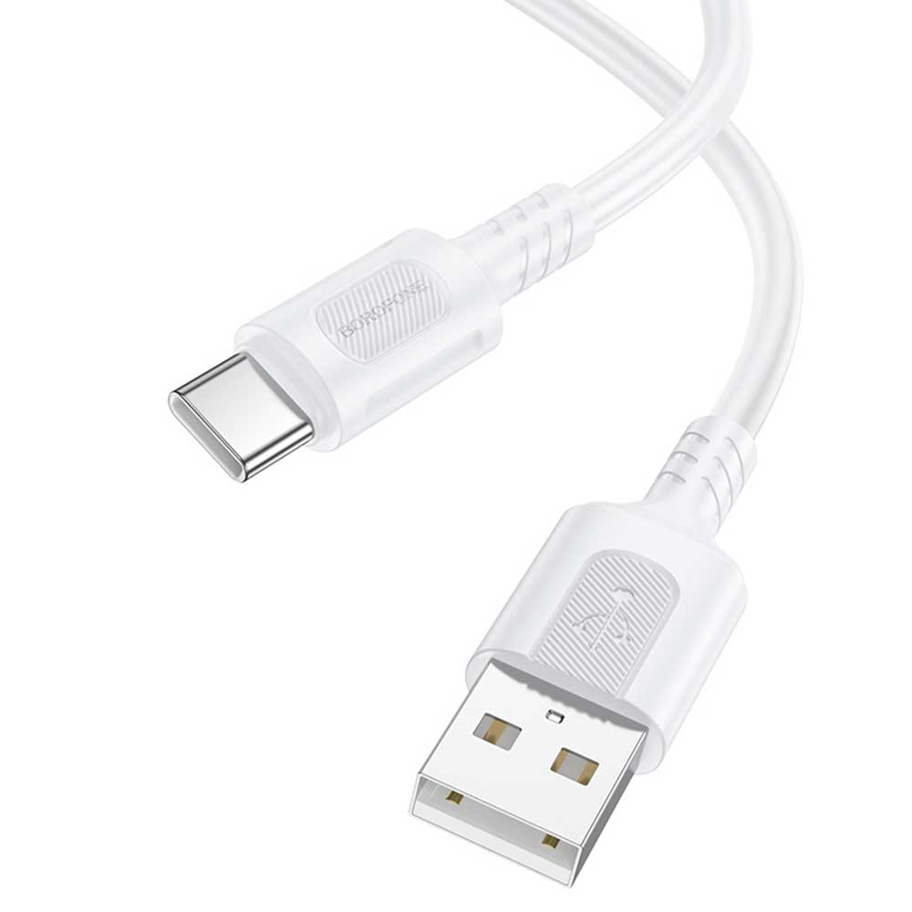 Кабель BOROFONE BX111 Feliz USB на USB Type C, 36W, длина 1 метр, цвет белый