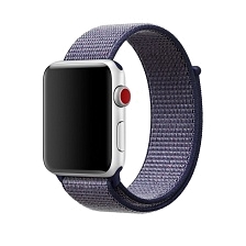 Ремешок для часов Apple Watch (42-44 мм), нейлон, цвет Midnight blue (1).