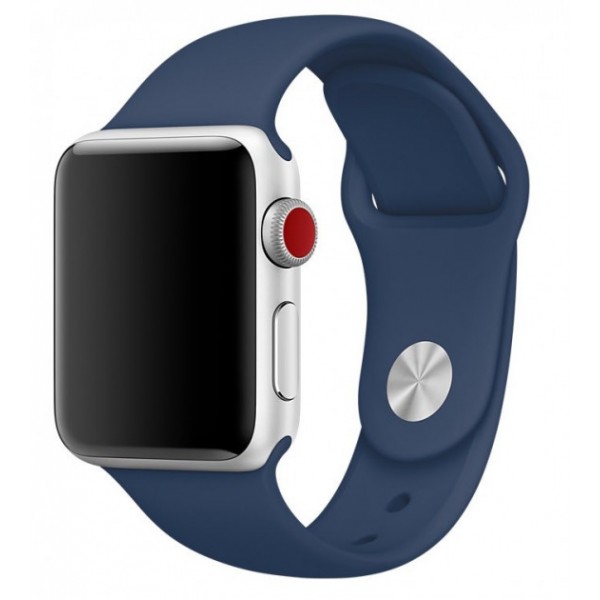 Ремешок для Apple Watch спортивный "Sport", размер 42-44 mm, цвет синий кобальт