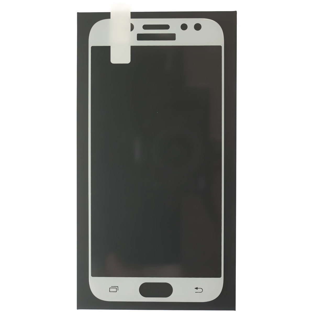 Защитное стекло для SAMSUNG Galaxy J5 Pro, J5 2017 (SM-J527), цвет окантовки белый