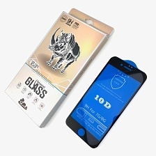 Защитное стекло "10D" UNIPHA Premium для APPLE iPhone 7/8 (4.7") цвет канта черный.