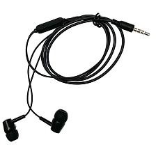 Гарнитура (наушники с микрофоном) проводная, EARPHONES L29 цвет чeрный