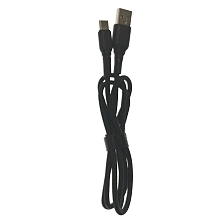 Кабель XB X37t USB Type C, нейлон, длина 1 метр, цвет черный