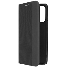 Чехол книжка MESH для XIAOMI Redmi 9C, Redmi 10A, текстиль, силикон, бархат, визитница, цвет черный Чехол книжка MESH для XIAOMI Redmi 9C, Redmi 10A, текстиль, силикон, бархат, визитница, цвет черный