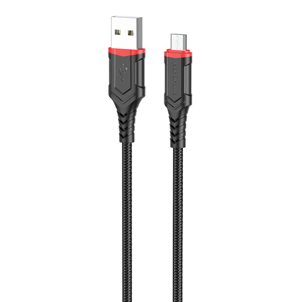 Кабель BOROFONE BX67 Micro USB, 2.4A, длина 1 метр, цвет черный