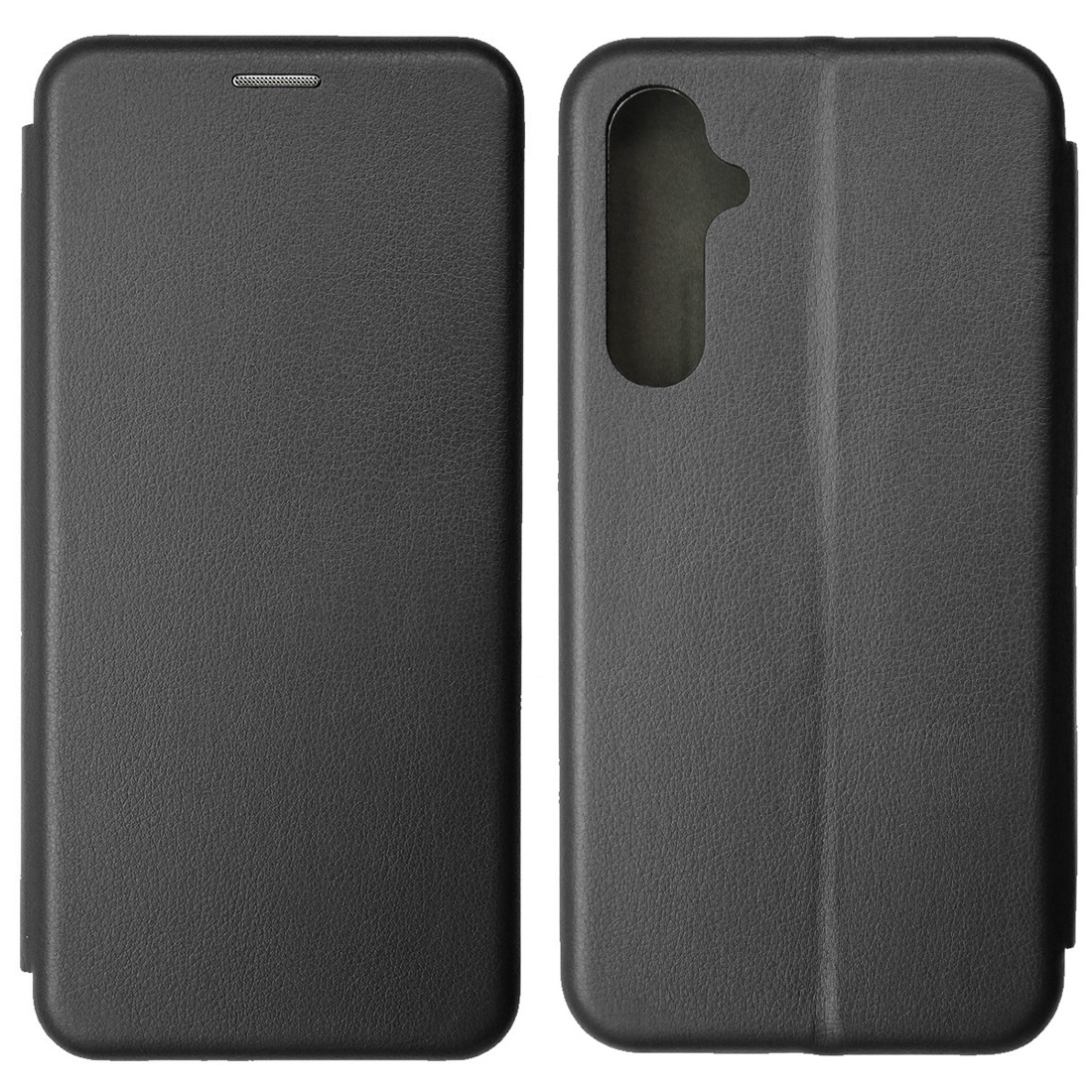 Чехол книжка STYLISH для SAMSUNG Galaxy S23 FE, экокожа, визитница, цвет черный Чехол книжка STYLISH для SAMSUNG Galaxy S23 FE, экокожа, визитница, цвет черный
