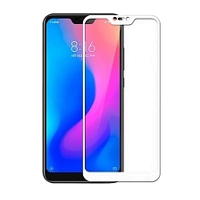 Защитное стекло "6D" GLASS FULL GLUE для XIAOMI Mi A2/Mi 6X, цвет канта белый.