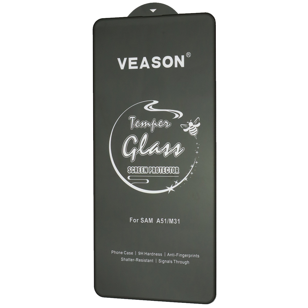 Защитное стекло VEASON Tempered Glass для SAMSUNG Galaxy A51 (SM-A515F), цвет окантовки черный