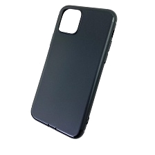 Чехол накладка для APPLE iPhone 11 Pro, силикон, матовый, цвет черный.