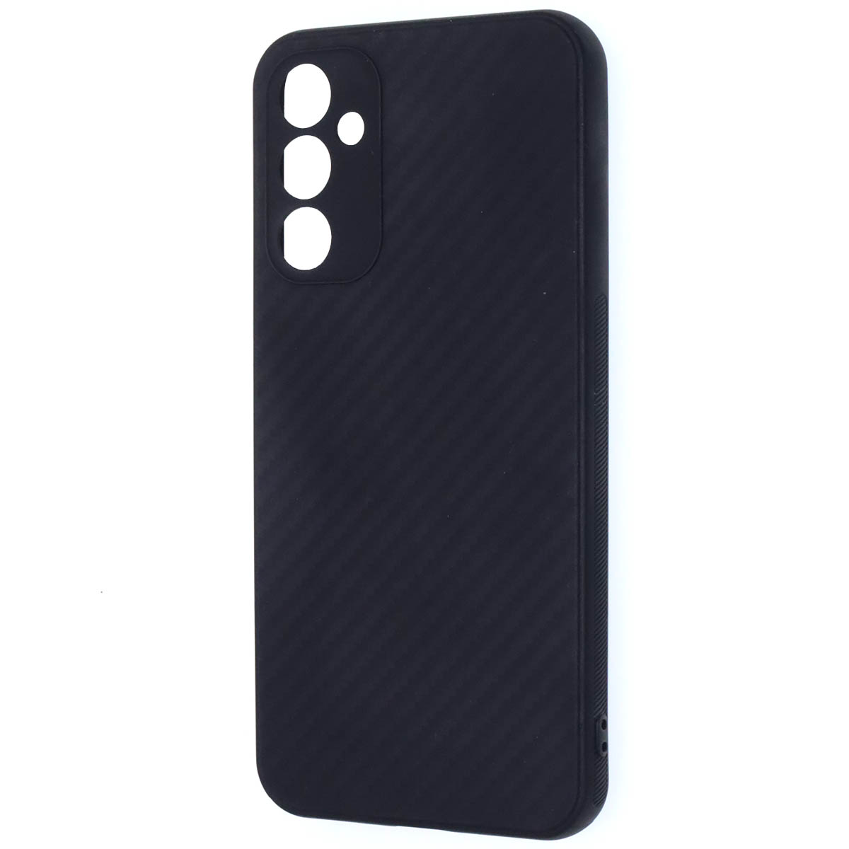 Чехол накладка для SAMSUNG Galaxy A34 5G, силикон, карбон, цвет черный