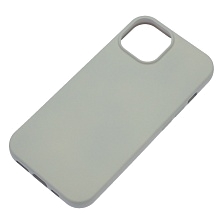 Чехол накладка Silicon Case для APPLE iPhone 15 (6.1"), силикон, бархат, цвет серый Чехол накладка Silicon Case для APPLE iPhone 15 (6.1"), силикон, бархат, цвет серый
