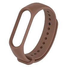 Ремешок на запястье, браслет для XIAOMI Mi Band 3, 4, силикон, цвет коричневый