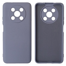 Чехол накладка NANO для HUAWEI Nova Y90, силикон, бархат, цвет космический серый Чехол накладка NANO для HUAWEI Nova Y90, силикон, бархат, цвет космический серый