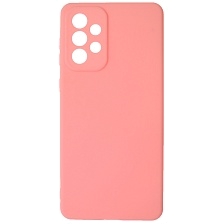 Чехол накладка для SAMSUNG Galaxy A73 5G (SM-A736B), силикон, цвет розовый