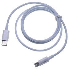 Кабель MAIMI X69 USB Type C на Lightning 8 pin, 20W, длина 1 метр, цвет белый