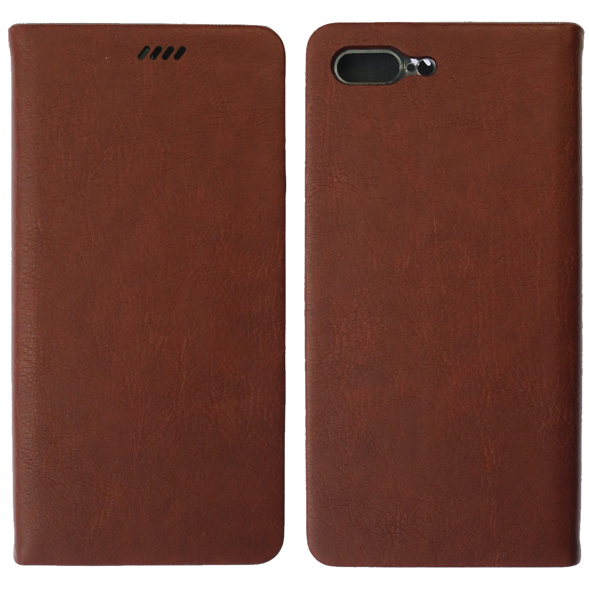 Чехол книжка SAILANG для APPLE iPhone 7 Plus, iPhone 8 Plus, экокожа, визитница, цвет темно коричневый