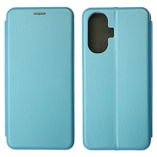Чехол книжка STYLISH для Realme C55, экокожа, визитница, цвет голубой Чехол книжка STYLISH для Realme C55, экокожа, визитница, цвет голубой