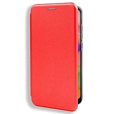 Чехол книжка STYLISH для SAMSUNG Galaxy A16, экокожа, визитница, цвет красный