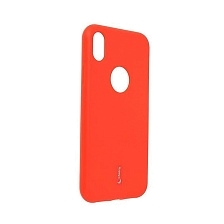 Чехол накладка CHERRY для APPLE iPhone XR, силикон, цвет красный.