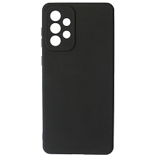 Чехол накладка для SAMSUNG Galaxy A73 5G (SM-A736B), силикон, цвет черный