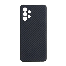 Чехол накладка для SAMSUNG Galaxy A32 4G (SM-A325F), силикон, карбон, цвет черный Чехол накладка для SAMSUNG Galaxy A32 4G (SM-A325F), силикон, карбон, цвет черный