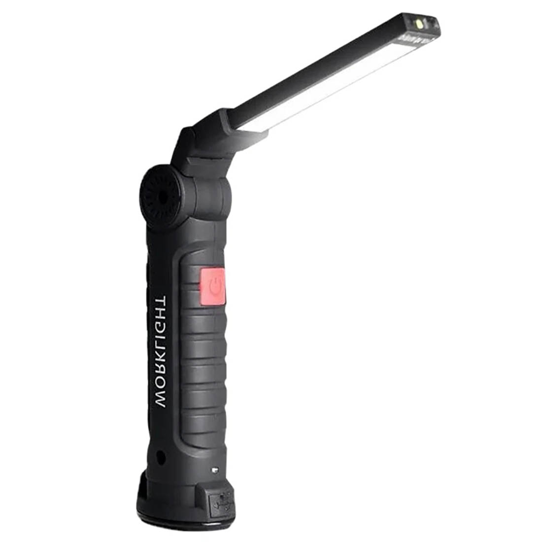 Фонарь подвесной, ручной W-52, 5 режимов, магнит, крюк, цвет черный