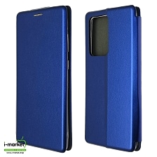 Чехол книжка STYLISH для SAMSUNG Galaxy S20 Ultra (SM-G988), экокожа, визитница, цвет синий