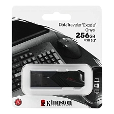 Флешка USB 3.2 256GB KINGSTON DataTraveler Exodia (DTXON/256GB), цвет черный