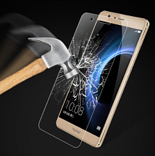 Защитное стекло "Pro Glass" в картонной упаковке для Huawei Honor V8/ 0,2 мм (цвет=глянцевый).