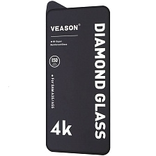 Защитное стекло VEASON DIAMOND GLASS для SAMSUNG Galaxy A35, Galaxy A55, Galaxy M35, цвет окантовки черный