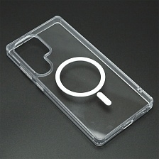 Чехол накладка KWI-NI с поддержкой MagSafe для SAMSUNG GALAXY S25 ULTRA, прозрачный