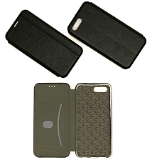 Чехол книжка VINTAGE LiNE для HUAWEI Honor 10, экокожа, визитница, цвет черный.