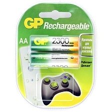 Аккумулятор перезаряжаемый GP R6 AA BL2 NI-MH 2300mAh, тип пальчиковый Аккумулятор перезаряжаемый GP R6 AA BL2 NI-MH 2300mAh, тип пальчиковый