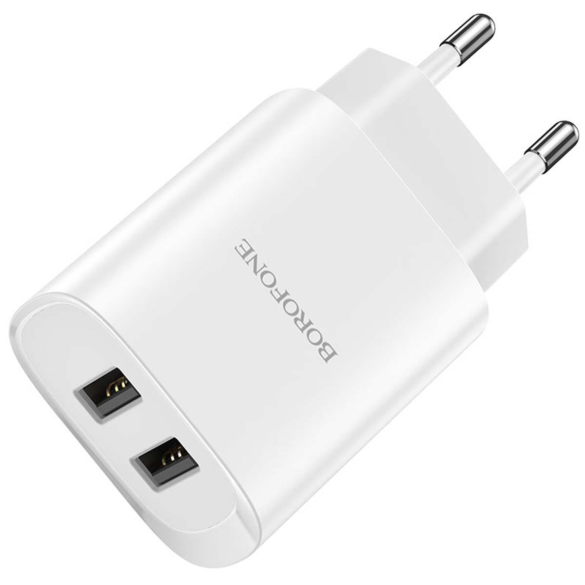 СЗУ (Сетевое зарядное устройство) BOROFONE BN2 Super fast, 2 USB, 2.1А, цвет белый | ВСЁ ПО 300 СЗУ (Сетевое зарядное устройство) BOROFONE BN2 Super fast, 2 USB, 2.1А, цвет белый | ВСЁ ПО 300
