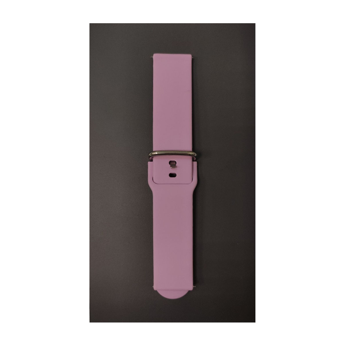 Ремешок для смарт часов универсальный 20 мм для SAMSUNG, XIAOMI, HUAWEI, силикон, цвет светло пурпурный