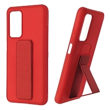 Чехол накладка L NANO для XIAOMI Mi 10T, Mi 10T Pro, силикон, держатель, цвет красный