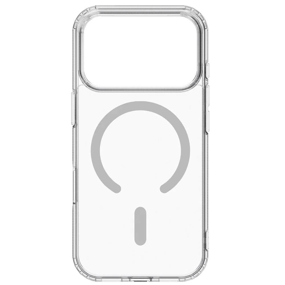 Чехол накладка Clear Case для APPLE iPhone 17 Pro MAX, с поддержкой Magsafe, силикон, цвет прозрачный