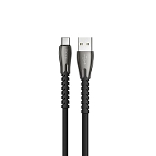 Кабель HOCO U58 Core USB Type C, 3A, длина 1.2 метра, цвет черный