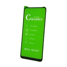 Защитное стекло 9H Ceramics для SAMSUNG Galaxy A11 (SM-A115), Galaxy M11 (SM-M115), цвет окантовки черный. Защитное стекло 9H Ceramics для SAMSUNG Galaxy A11 (SM-A115), Galaxy M11 (SM-M115), цвет окантовки черный.
