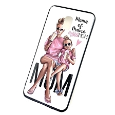 Чехол накладка для XIAOMI Redmi 8A, силикон, рисунок Mama of Drama.