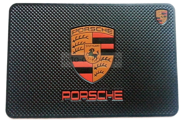 Коврик автомобильный для телефонов авто бренды (цвет=Porsche).