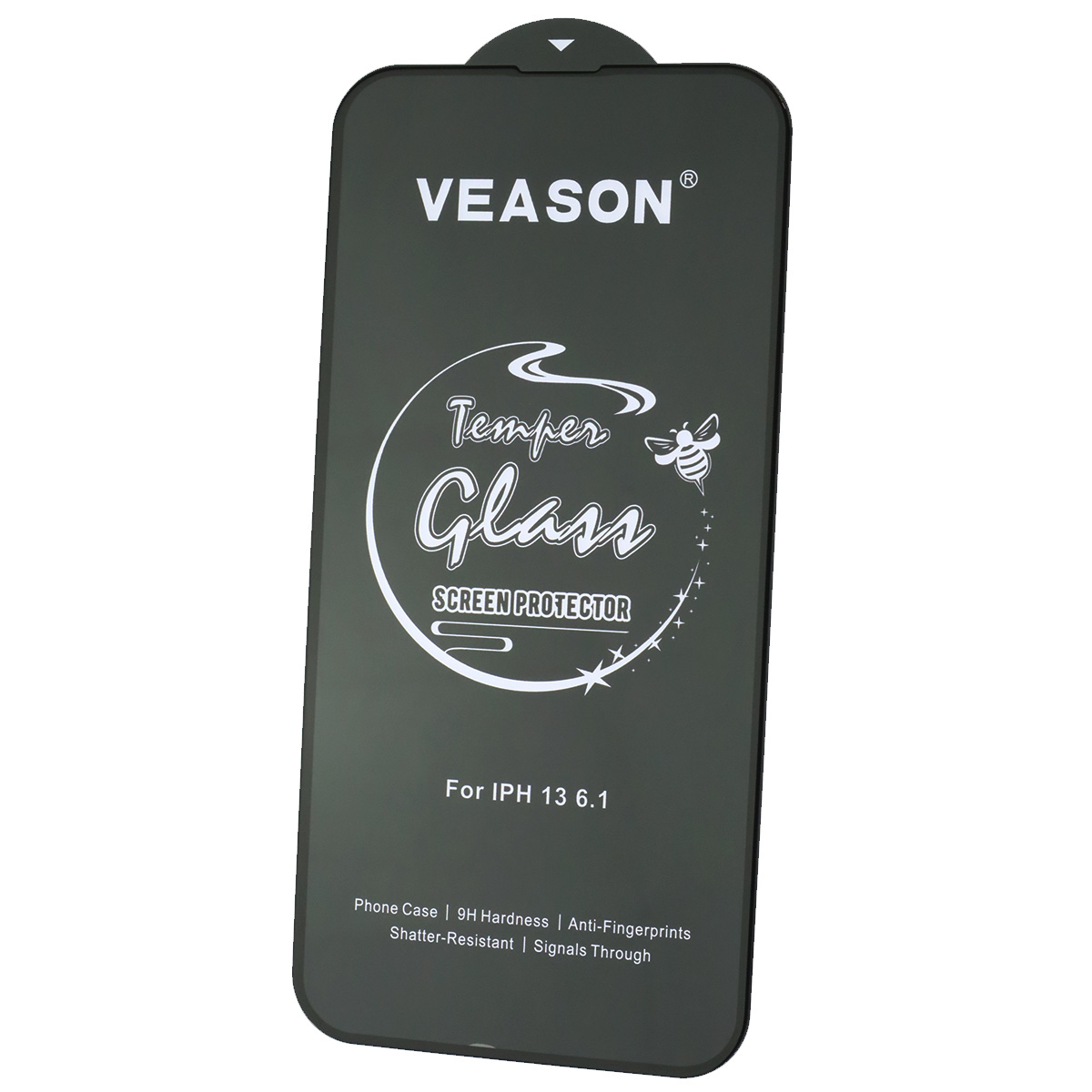 Защитное стекло VEASON для APPLE iPhone 13 (6.1"), iPhone 13 Pro (6.1"), iPhone 14 (6.1"), цвет окантовки черный