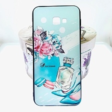 Чехол накладка BRF для SAMSUNG Galaxy J4 Core (SM-J410), силикон, рисунок Духи и туфельки.