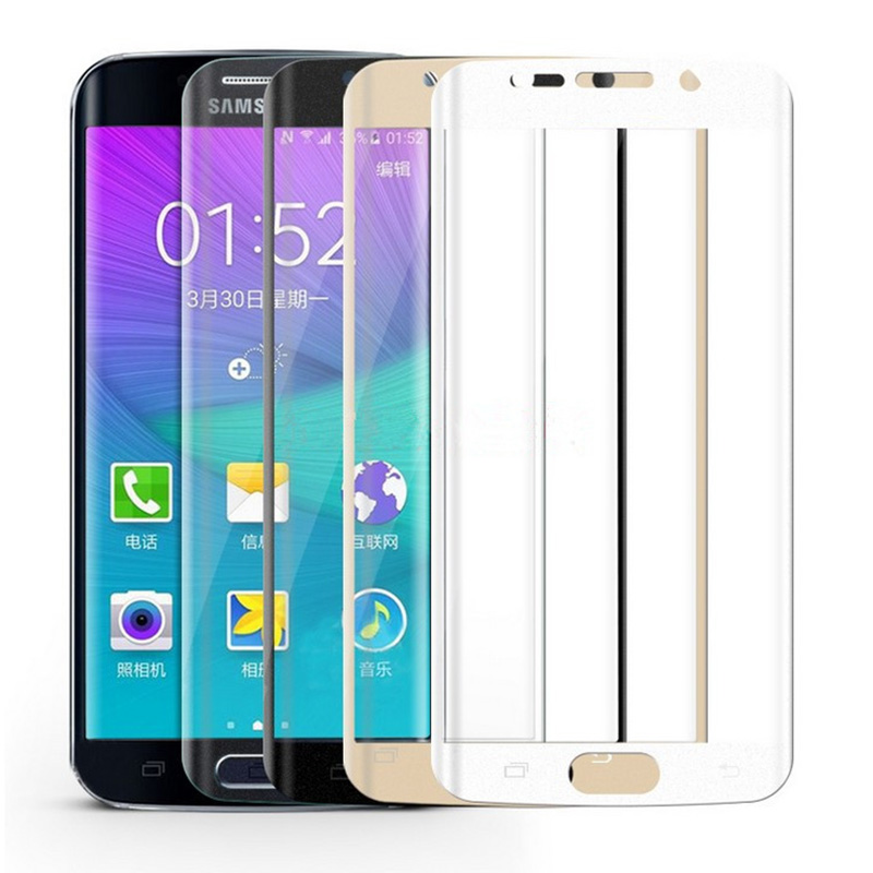 Защитное стекло Bmcase 2D Glass для SAMSUNG Galaxy S6 (SM-G920), цвет окантовки белый