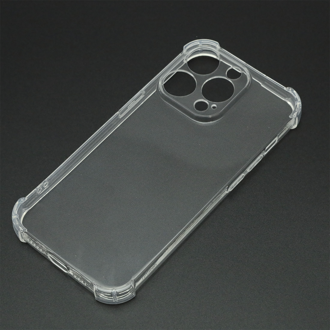 Чехол накладка для APPLE iPhone 14 Pro (6.1"), защита камеры, усиленные края, силикон, прозрачный